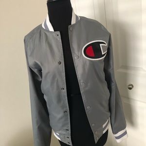 Champion life satin baseball jacket